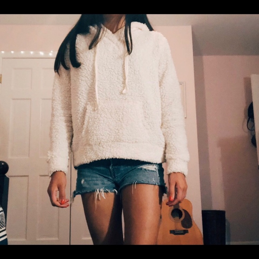 THE coziest Sherpa sweatshirt!